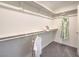 Spacious walk-in closet with ample shelving and hanging space at 2641 Snapdragon Falls Ave # 106, North Las Vegas, NV 89081