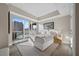 Well-lit bedroom with a queen-size bed and city views at 2700 Las Vegas Blvd # 809, Las Vegas, NV 89109