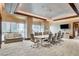 Modern conference room with large table and city views at 2700 Las Vegas Blvd # 809, Las Vegas, NV 89109