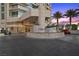 Building entrance with circular fountain at 2700 Las Vegas Blvd # 809, Las Vegas, NV 89109