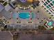 Luxury resort-style pool with surrounding lounge areas at 2700 Las Vegas Blvd # 809, Las Vegas, NV 89109