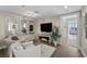 Bright sitting room featuring comfy armchairs and large mirrors at 2700 Las Vegas Blvd # 809, Las Vegas, NV 89109