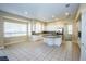 Spacious kitchen with island, stainless steel appliances, and granite countertops at 272 Arbour Garden Ave, Las Vegas, NV 89148