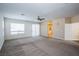 Main bedroom with ceiling fan and access to bathroom at 272 Arbour Garden Ave, Las Vegas, NV 89148