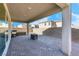 Covered patio with hot tub and backyard access at 320 Via Del Duomo, Henderson, NV 89011