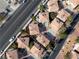 Birds-eye view of rooftops and street layout in this well-planned residential community at 3335 Cheltenham St, Las Vegas, NV 89129