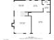 Detailed floor plan showcasing layout of the first floor at 3335 Cheltenham St, Las Vegas, NV 89129