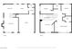 Simple floor plan showcasing layout of the two-story home at 3335 Cheltenham St, Las Vegas, NV 89129