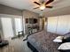 Bright bedroom featuring a king bed, balcony access, and built-in closet at 3550 Bay Sands Dr # 3073, Laughlin, NV 89029