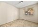 Bright bedroom with carpet flooring and mirrored closet at 433 Old Palms Dr, Las Vegas, NV 89123