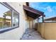 Private patio with covered area and access to unit at 491 Kristin Ln, Henderson, NV 89011