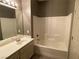 Bathroom with bathtub and shower combination, plus a vanity with mirror at 50 Aura De Blanco St # 13103, Henderson, NV 89074