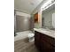 Updated bathroom with granite vanity and shower/tub combo at 5181 River Glen Dr # 172, Las Vegas, NV 89103