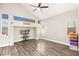 Bright and spacious living room with hardwood floors at 6227 Legend Falls St, North Las Vegas, NV 89081