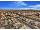 Aerial view of a neighborhood with a variety of houses at 8101 Spur Ct, Las Vegas, NV 89145