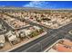 Aerial view of a residential neighborhood showcasing various houses at 8101 Spur Ct, Las Vegas, NV 89145