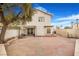 Large backyard patio with brick pavers and a grill at 8101 Spur Ct, Las Vegas, NV 89145