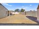 Backyard with covered patio and shed at 861 Zinnia Cir, Henderson, NV 89015