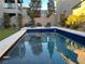 Inviting backyard pool with ample deck space for lounging at 8976 Sweet Chestnut Ln, Las Vegas, NV 89178