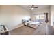 Main bedroom with sliding door to balcony access at 9303 Gilcrease Ave # 2177, Las Vegas, NV 89149