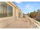 Deck with wrought iron railings and views of the neighborhood at 10825 Bernini Dr, Las Vegas, NV 89141