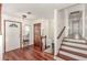 Bright entryway with hardwood floors and staircase at 1400 San Felipe Ct, Boulder City, NV 89005