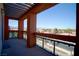 Balcony with glass railings offering panoramic views of the surrounding neighborhood at 23 E Agate Ave # 506, Las Vegas, NV 89123