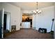 The living room connects to the kitchen in this open floor plan at 23 E Agate Ave # 506, Las Vegas, NV 89123