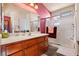 Bathroom with shower, tub and double vanity at 2755 Sunken Ship St, Laughlin, NV 89029