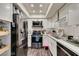 Modern kitchen with stainless steel appliances at 2764 Heritage Ct, Las Vegas, NV 89121