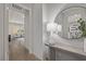Bright entryway with a view to the living room at 30 Hilltop Crest St, Henderson, NV 89011