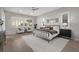 Spacious main bedroom with sitting area and ensuite bathroom at 30 Hilltop Crest St, Henderson, NV 89011