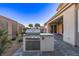 Built-in stainless steel grill with side burner at 30 Hilltop Crest St, Henderson, NV 89011