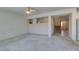 Living room with high ceilings and access to kitchen at 3107 Lenoir St, Las Vegas, NV 89135