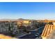 Aerial view of community, showcasing homes and landscape at 368 Gracious Way, Henderson, NV 89011