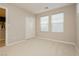 Spacious bedroom with carpet flooring and sliding door closet at 368 Gracious Way, Henderson, NV 89011