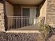 Private patio with sliding glass door access at 4965 Indian River Dr # 103, Las Vegas, NV 89103