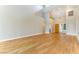 Bright living room with high ceilings, hardwood floors, and ample space for entertaining at 7909 Rio Rico Dr, Las Vegas, NV 89113