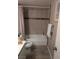 Bathroom with shower/tub combo and toilet at 7964 Rim Rock Way # 102, Las Vegas, NV 89128