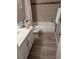 Bathroom with shower/tub combo and toilet at 7964 Rim Rock Way # 102, Las Vegas, NV 89128