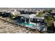 Aerial view of home with pool and expansive backyard at 11280 Granite Ridge Dr # 1032, Las Vegas, NV 89135