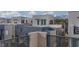 Community view from rooftop deck, modern homes at 11327 Gravitation Dr, Las Vegas, NV 89135