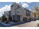 Modern three-story home with attached garage at 11327 Gravitation Dr, Las Vegas, NV 89135