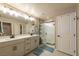 Double vanity bathroom with large shower at 126 Ostinato Ln, Henderson, NV 89015