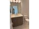 Modern bathroom with vanity, toilet and flooring at 127 Harmonica Ave # Lot 14, Henderson, NV 89011