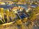 Aerial view of house with pool and spa, showcasing backyard oasis at 1426 Radig Ct, Boulder City, NV 89005