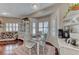 Cozy breakfast nook with built-in hutch and window seating at 1426 Radig Ct, Boulder City, NV 89005