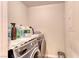 Laundry room with washer and dryer, and ample storage at 1426 Radig Ct, Boulder City, NV 89005