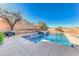 Large pool with spa and plenty of patio space at 1426 Radig Ct, Boulder City, NV 89005