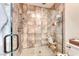 Large walk-in shower with glass enclosure at 1426 Radig Ct, Boulder City, NV 89005